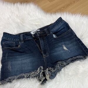 VS Pink Distressed Shorts